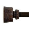 Stockton 86-128 Inch Adjustable Curtain Rod Set, 5/8 Inch Diameter