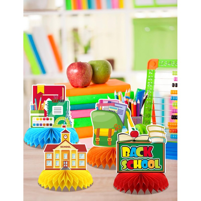 Adeyoo Back to School Table Decorations - 9 Pcs Welcome