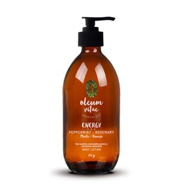 OLEUM VITAE Crema Corporal con Aceites Esenciales de Romero y Menta. Altamente Hidratante. Con Extractos de Caléndula, Aloe Vera y Manzanilla. 250gr