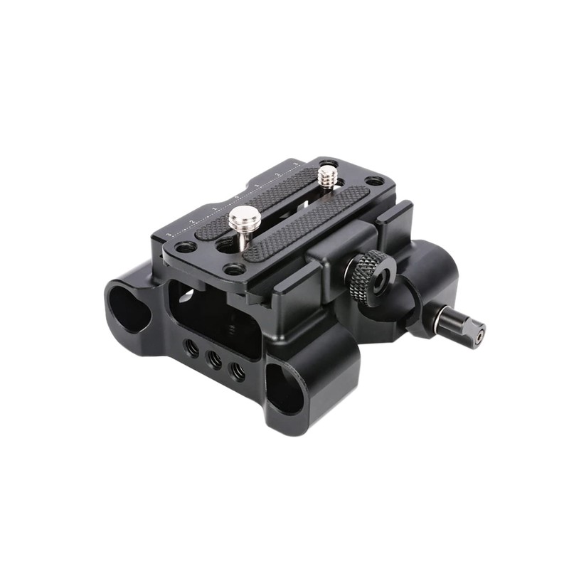 NICEYRIG Universal Base Plate Quick Release Camera Plate with 15mm