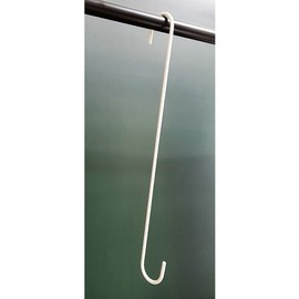S-shaped steel ring white 40cm 5ea