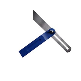 200mm Adjustable Square Bevelled Sliding T Gauge with Plastic Handle for Woodworking