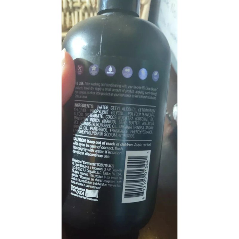 Clean PS Clean Beauty Leave-in Conditioner Sulfate Free 10 Fl
