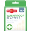 110pk Assorted Washproof Plasters | Includes 60 Small Plasters, 20