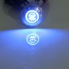Mintice 12V Car Vehicle Blue LED Light Fog Push Button