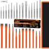 HORUSDY 28-Piece Heavy Duty Punch and Chisel Set, Including Taper,