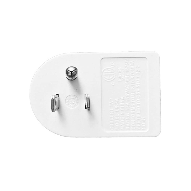 Oviitech 4 Pack Grounded Outlet Wall Tap Adapter with On/Off