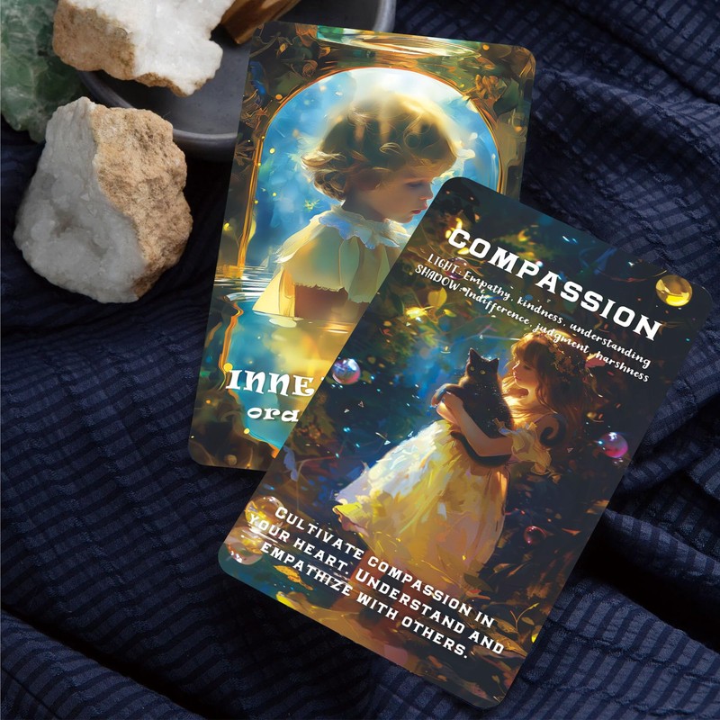 GZXINKE Inner Child Oracle Deck, Healing Oracle Cards for Beginners,