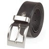 LINDENMANN Men's Leather Belt, Full Cowhide Belt, XXL, Genuine Buffalo