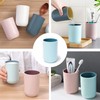 Bathroom Cups, Unbreakable Reusable Drinking Cups Set of 4 Colors