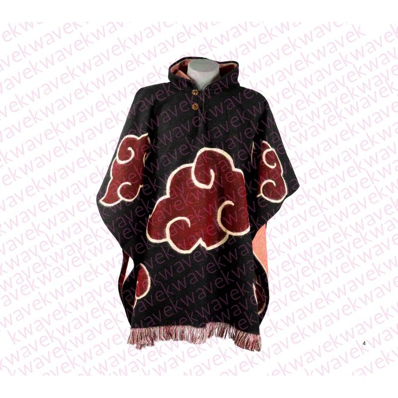 Naruto Shippuden Akatsuki Cloud Poncho/Shall