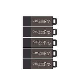 Centon DataStick Pro USB 2.0 Flash Drive 4GB x 3, Grey (S1-U2P1-4G-3)