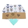 Pickle & Olive Baby Bandana Teething Bibs with Attached Silicone
