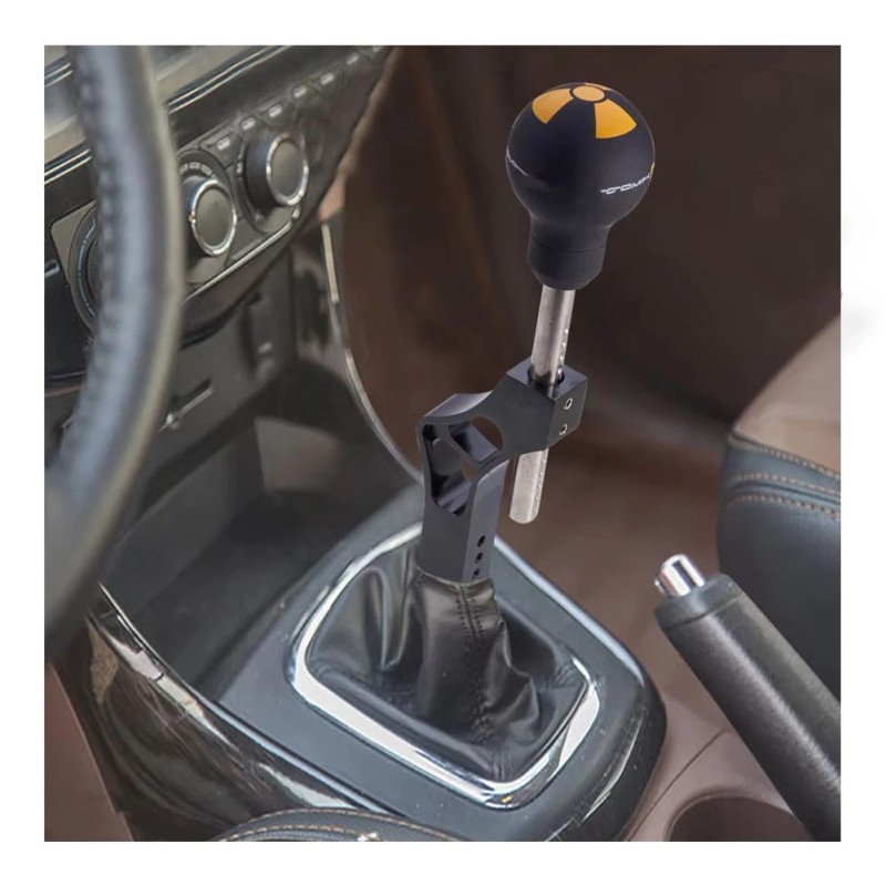 Car Gear Shift Knob Extender Shifter Extension Stainless Steel Adjustable