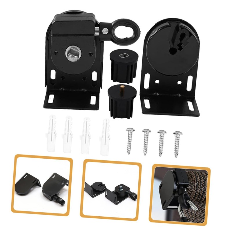 GRIRIW Roller Blinds Bracket Indoor Blinds Parts Cordless Roller Bracket