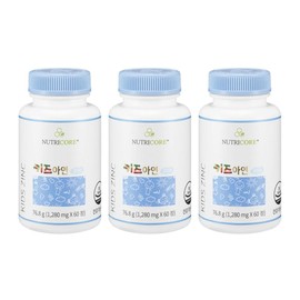 Nutricore Foods High in Zinc Benefits Kids Chewable Nutricore Children Infants Baby 60 Tablets 3 / 뉴트리코어 아연 효능 많은 음식 키즈 츄어블 뉴트리코아 어린이 유아 아기 60정 3개