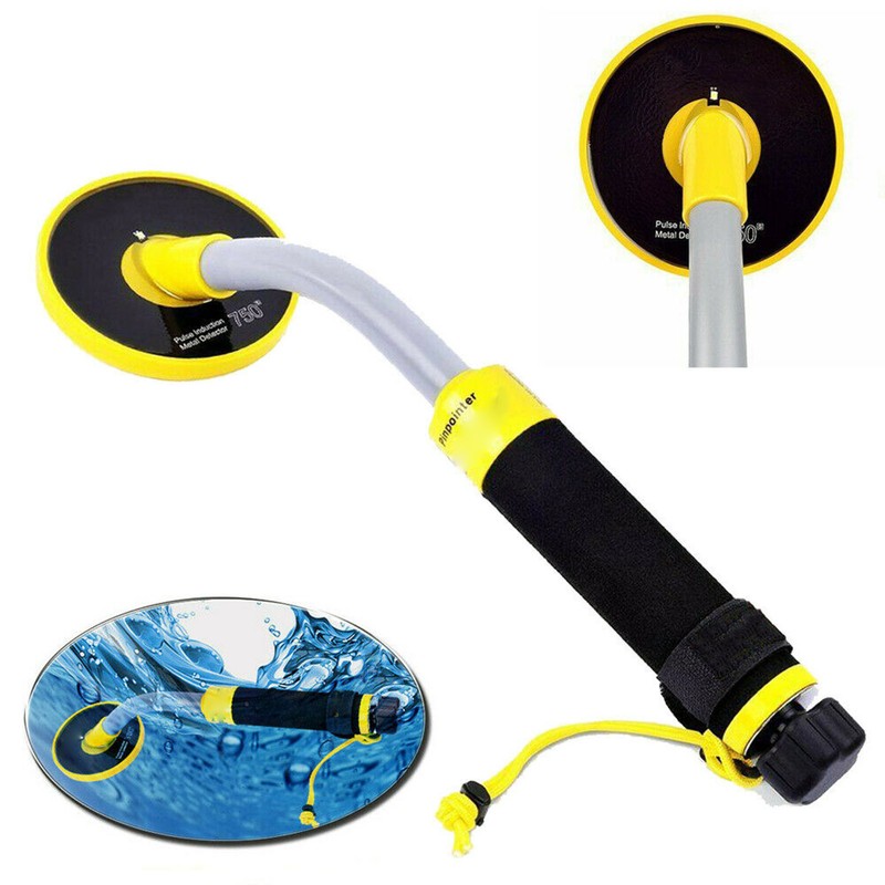 Handheld Underwater Metal Detector 100 Feet Waterproof Pulse Induction Underwater