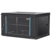 Happybuy 6U Wall Mount Network Server Cabinet, 15.5'' Deep, 200