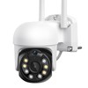 YESKAMOO Security Camera, Outdoor, Wireless, 360° Omnidirectional Surveillance, Ptz Camera