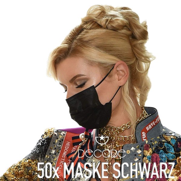 Decade Pack of 50 Disposable Masks with Ear Loops, EN14683