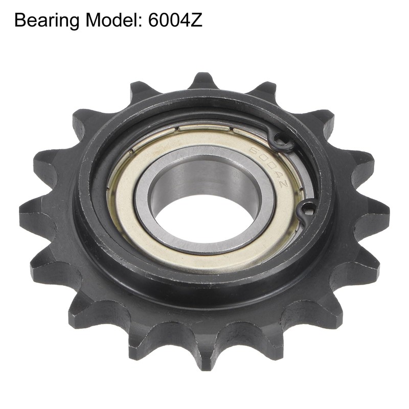 sourcing map Sprocket Sprocket 16 Teeth C45 Carbon Steel with