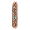 Vintage Needle Case Set Rhinestone Carved Pattern Fashionable Sewing Needles
