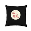 Oui Oui Merci Throw Pillow