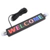 LED Scrolling Sign 12x72 Pixels 230x50mm Bluetooth APP Programmable LED