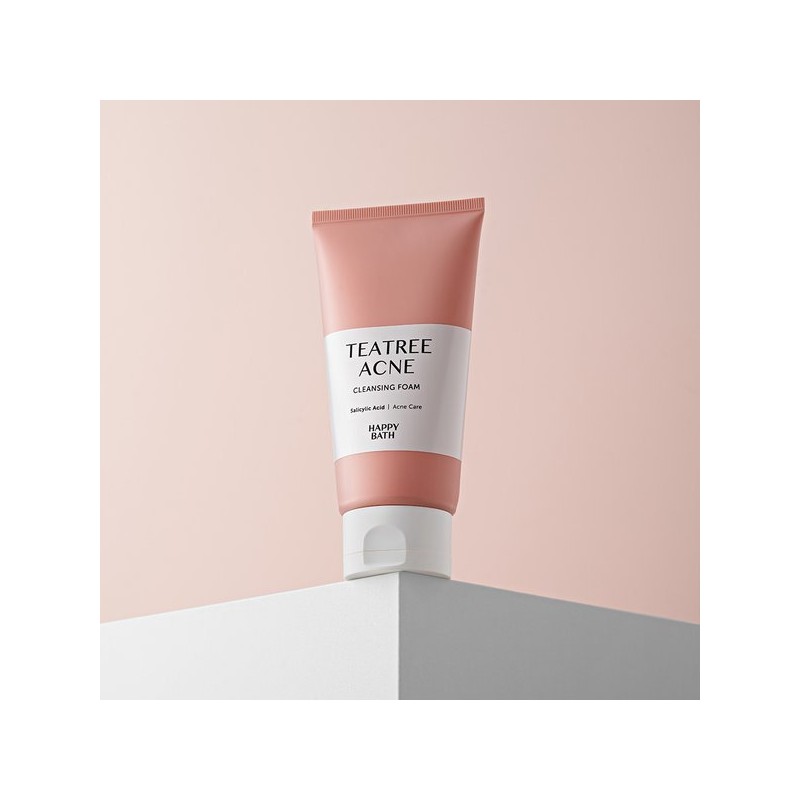 Happy Bath 해피바스 티트리아크네 클렌징 폼150G Happy Bath Tea Tree
