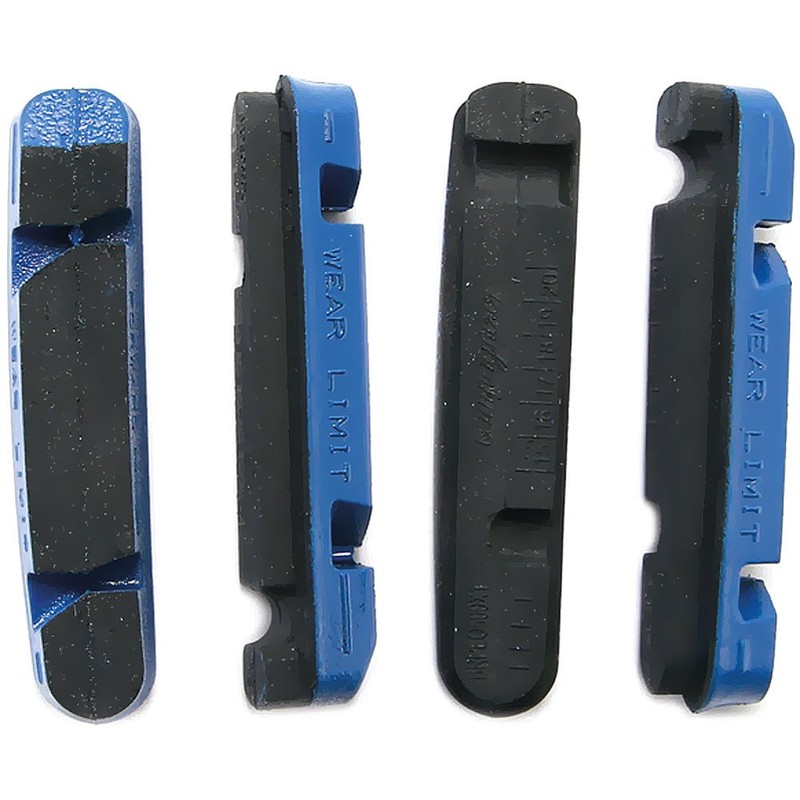 Campagnolo Unisex's Shamal Mille Brake Pad Inserts, Black, Shimano Fit