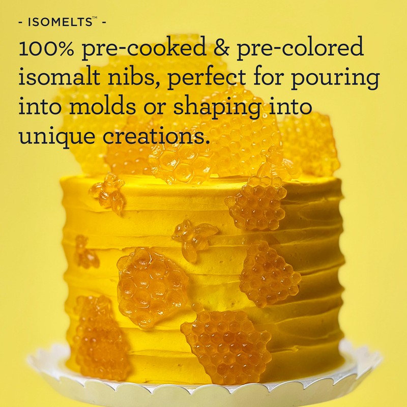 Satin Ice Isomelts, Yellow, 7 Ounce Pouch - Melt and