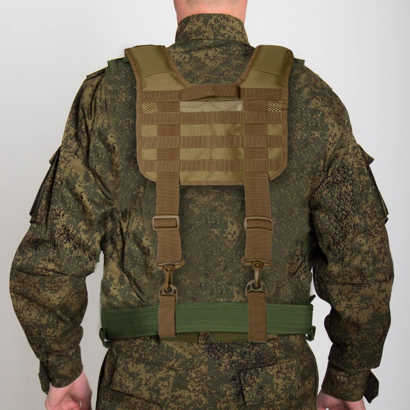 Dr.TOUGH Tactical Suspenders Tool Belt Suspenders Tactical Harness for Men
