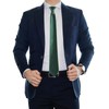 Corbatas de Satén para Hombre, Corbata Lisas Slim Delgada para