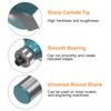 sourcing map Roundover Router Bit 1/2 Shank 1/2" Radius Carbide