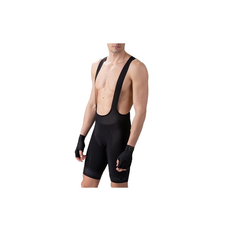 Alé Cycling Men's Pr.r Strada Bib Shorts, black/charcoal