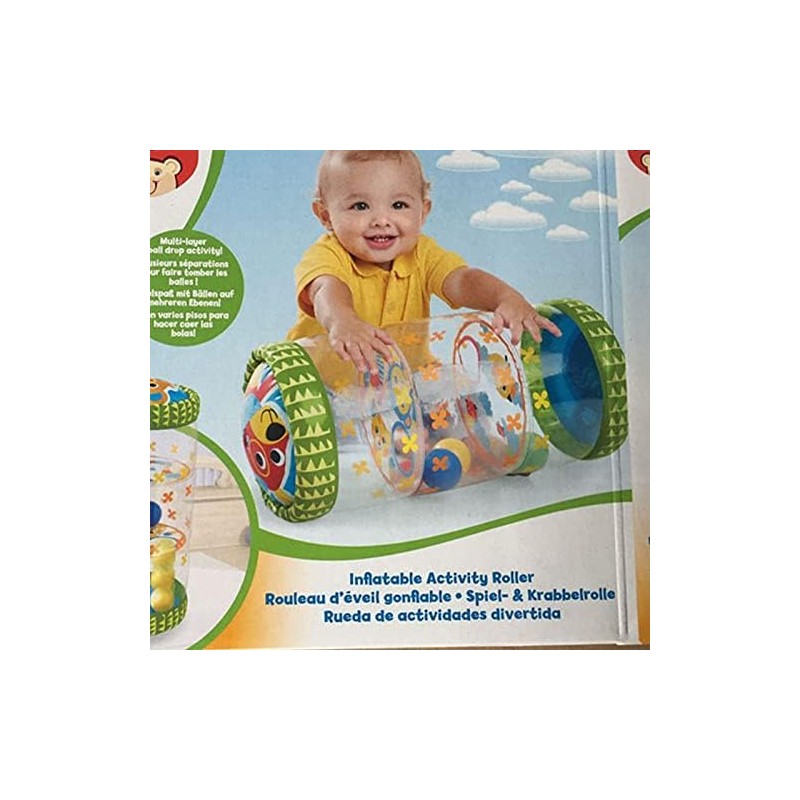 Rodillo para Gatear para bebé, Inflable de PVC con Bolas