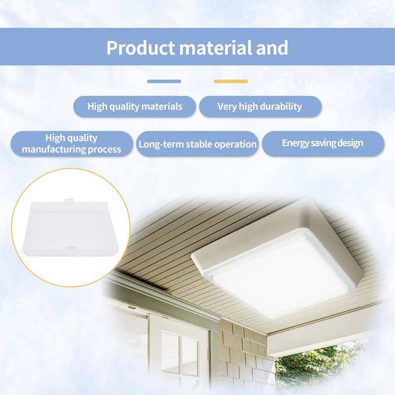 yrjns AP5609551 Light Cover Compatible with Nutone, Broan, Kenmore (S97011813)