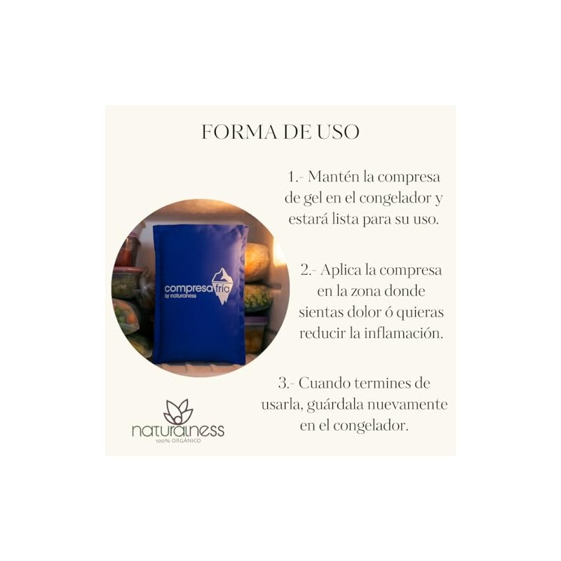 COMPRESAS DE GEL FRÍO (2 PIEZAS)