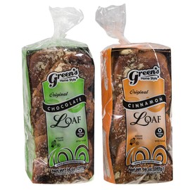 Green's Bakery 14 oz. Kosher Babka, 2 Pack - Chocolate/Cinnamon