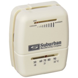 Suburban 161154 Wall Thermostat - Heat Only - White