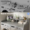BigPonPon 2-Tier Washer And Dryer Countertop With 2.75"H Guard,54"W x