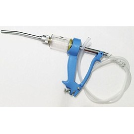 Automatic Drenching Vaccination Dose Gun Syringe 60mL Livestock Veterinary