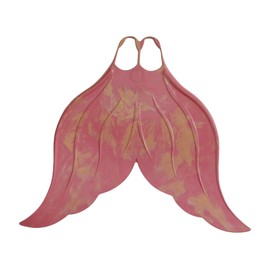 Mahina Mermaid Kids MerFin Classic Swim Mono-Fin Costume, X-Small, Coral