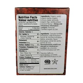 Teeccino Vanilla Nut Herbal Coffee Tea Bags, 10 ct