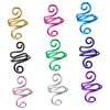 TEHAUX 9pcs Adjustable Crochet Rings Yarn Guide Finger Holders for