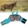 Mesh Horse Fly Mask Elastic UV Protection Detachable Breathable Horse