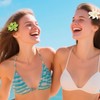 6 Stück Hawaiianische Blumen Haarclips Damen, Künstliche Orchideen Haarklammern –