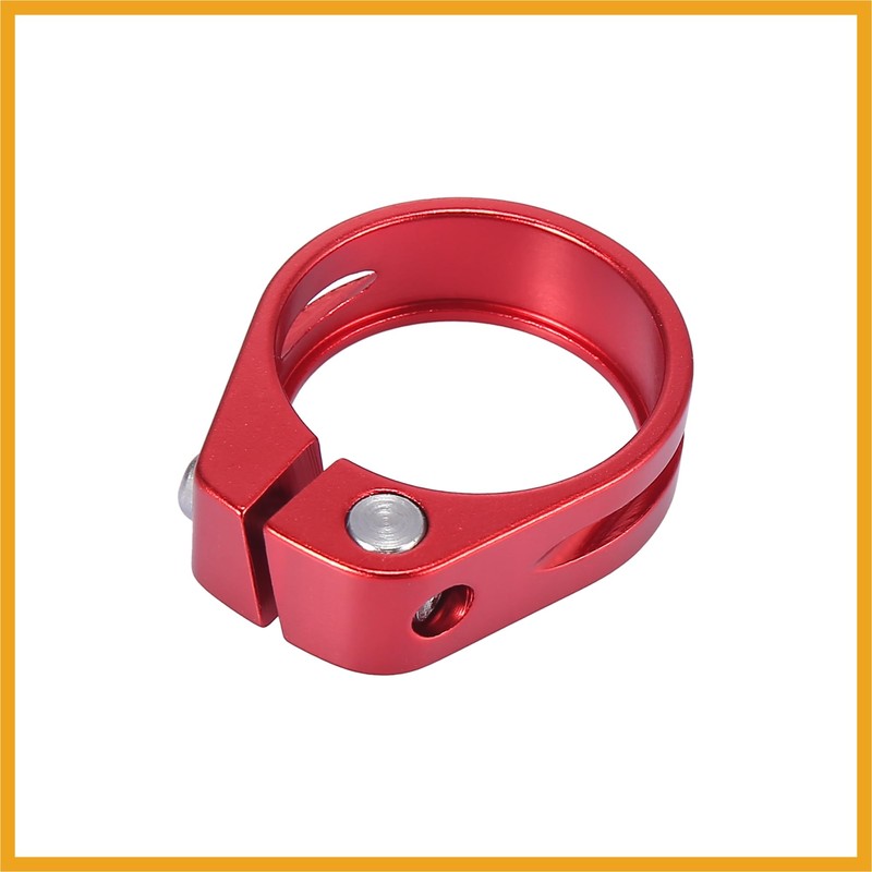 Partuto 34.9mm Aluminium Alloy Bike Seat Post Clamp Seat Post