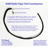 Radio-Tecs HAM Antenna Tactical Counterpoise Tiger Tail Tri-Band Both SMA