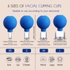 4PCS Glass Facial Cupping Set, Anti Aging Face Cupping Cups